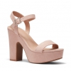 LOUSHA HEELS IN NUDE