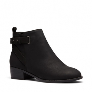 black flat ankle boots australia