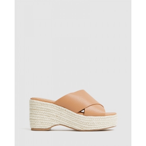 espadrille platform slides