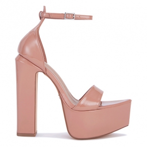 nude platform shoes