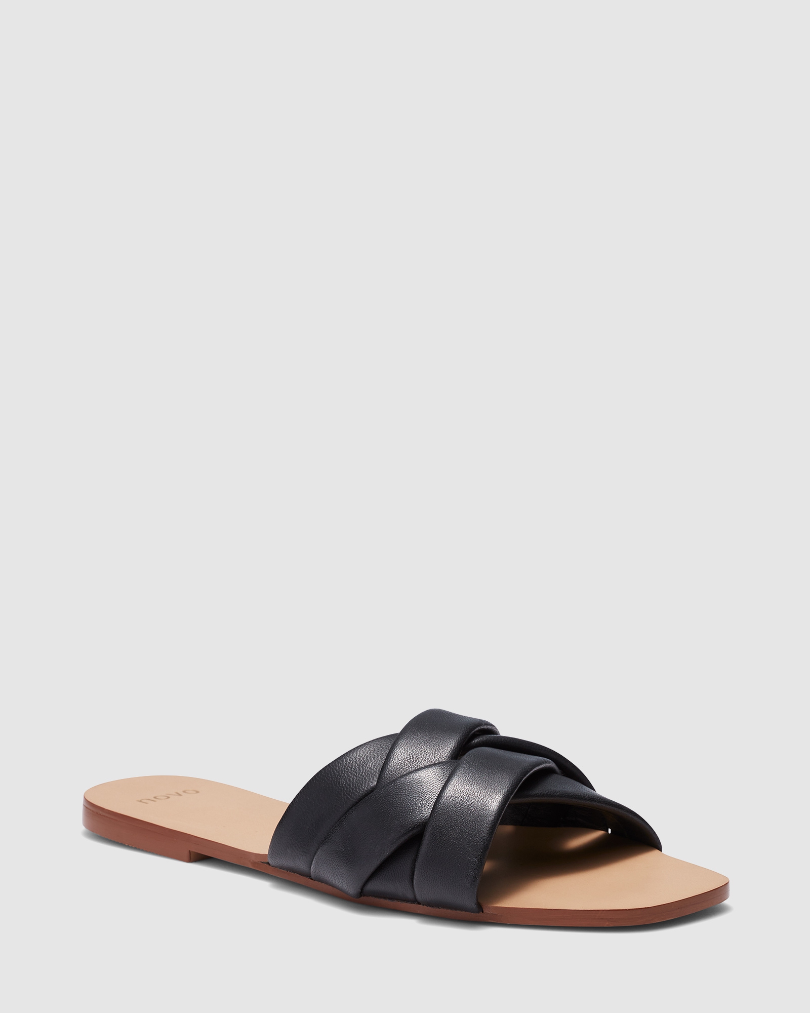 Leather Sandals For Women Black Leather Shoes Australia Novo Shoes