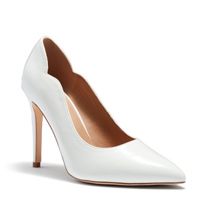 white pump shoes