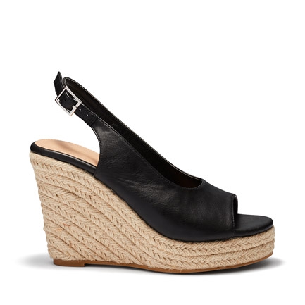 slingback wedges closed toe
