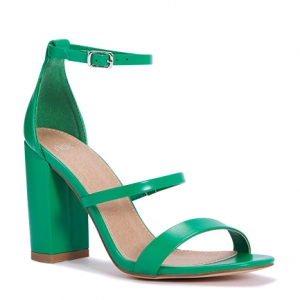 block platform heel sandals