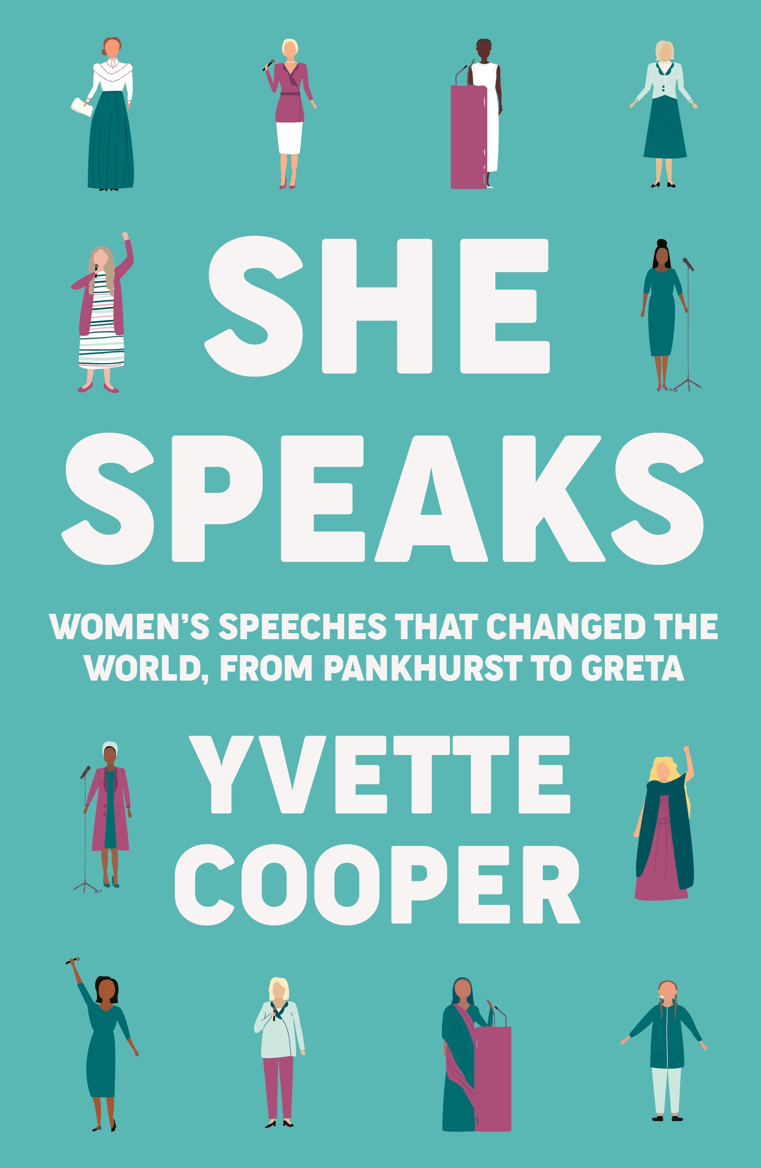 She speaks but does. She speaks but does