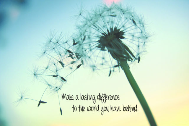 Make A Lasting Difference