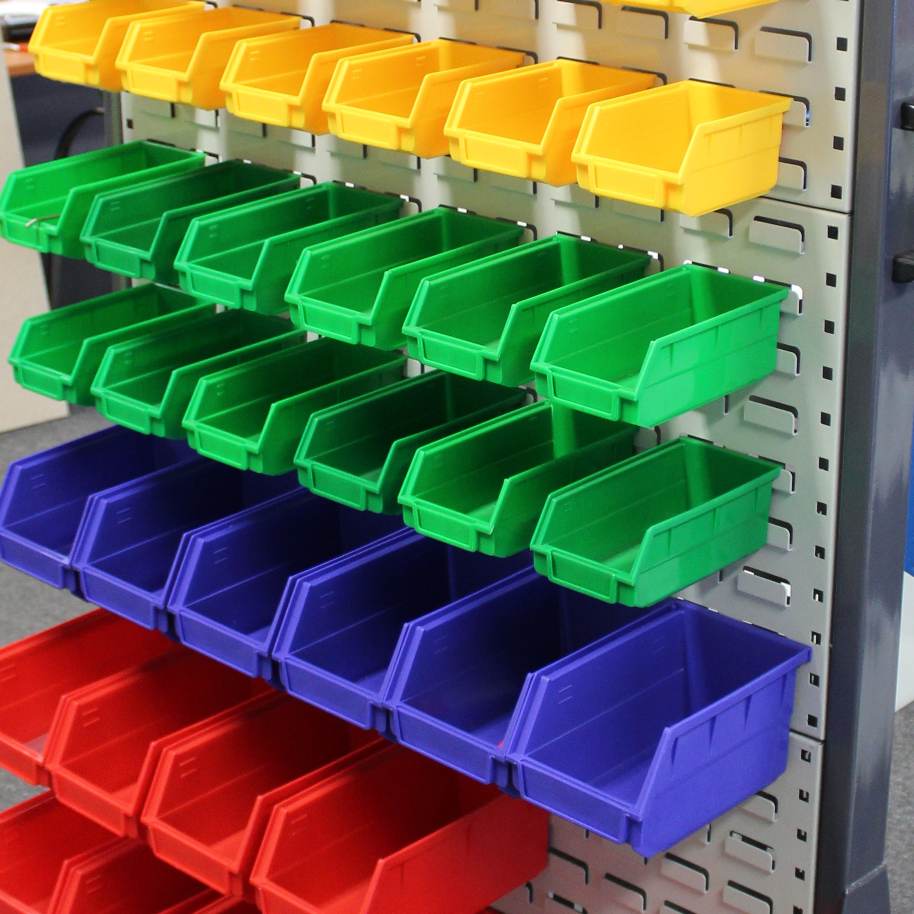 Parts Bin Colour Coded Plastic Parts Bin Available In Multiple Sizes