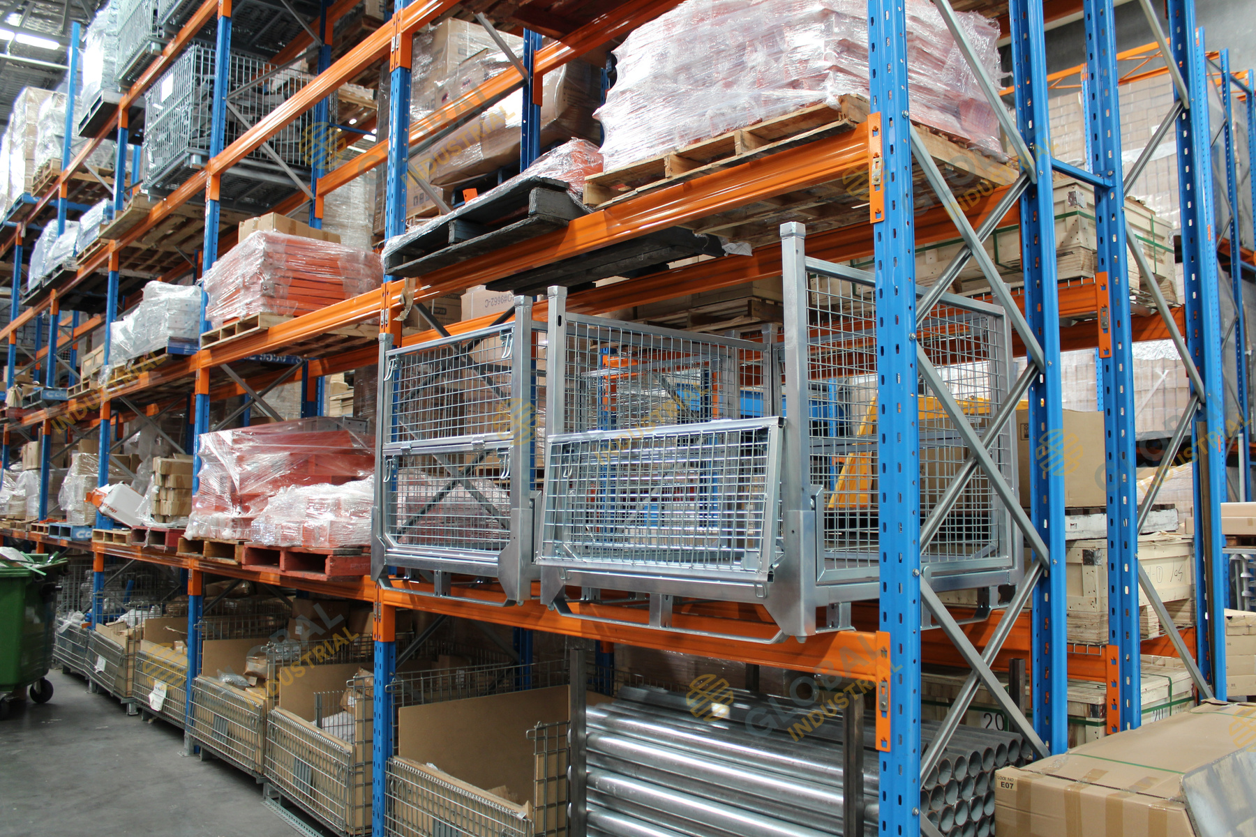 Stillage Mesh Cage Storage Cage Global Industrial