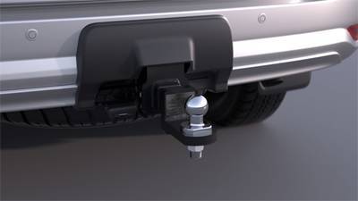 Tow Bar, Tow Ball and Trailer Wiring Harness (each sold separately)