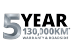 5 year Warranty