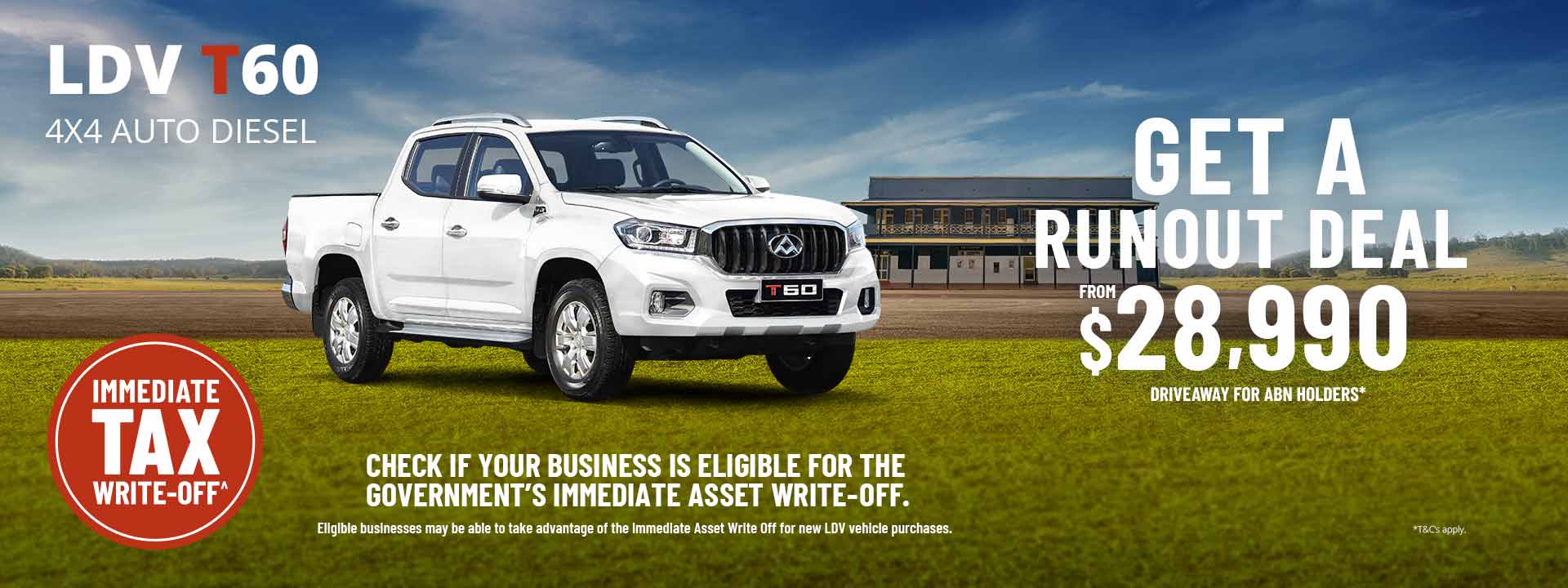 LDV Special Offers