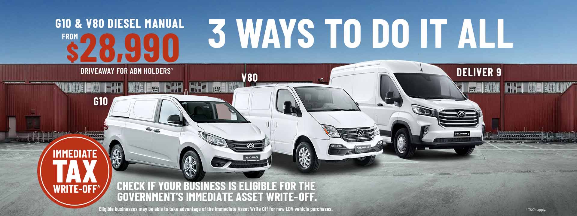 LDV Special Offers