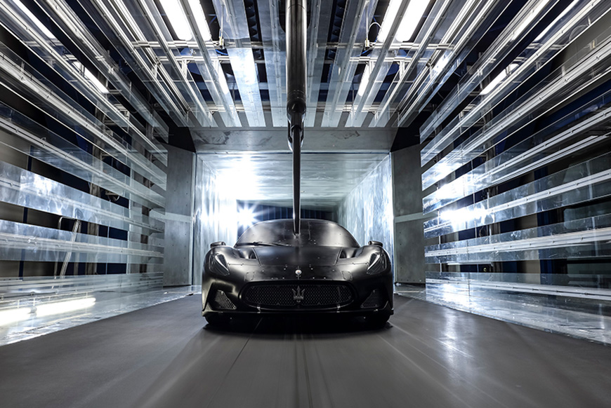THE FIRST MASERATI TO USE DOWNFORCE CHANNELING