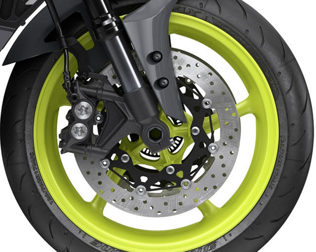 320mm Dual Front Discs with ABS