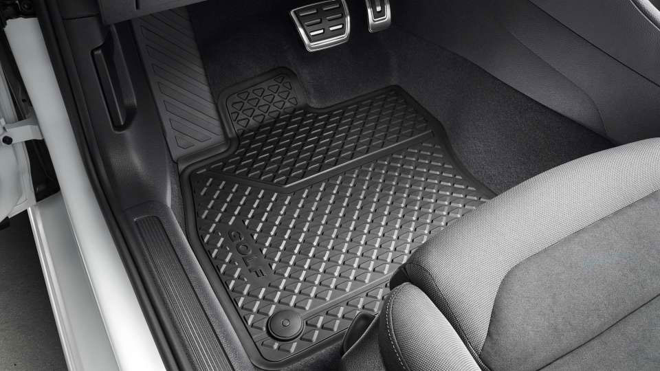 Rubber floor mats