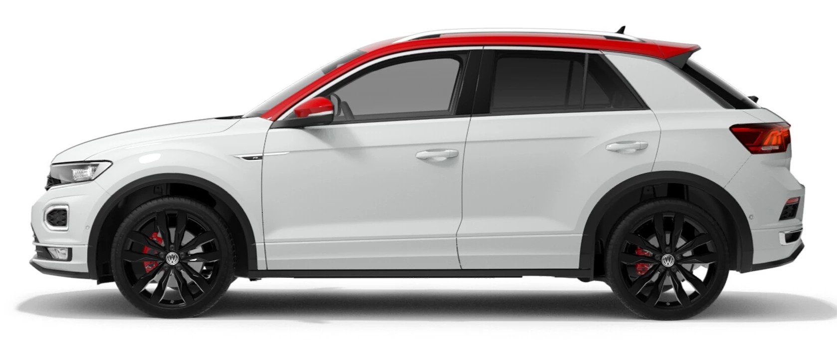 Pure White Flash Red