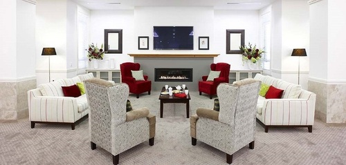 Lounge Retirement Village Goldsmith Wingback Chair in Lounge