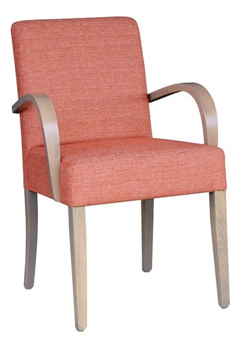 Dining and Occasional Davina Wooden Arm Chair Angled View