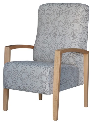 Lounge Aged Care Citroen Chair Angled View