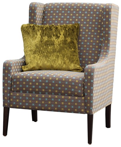 Lounge Aged Care Retirement Bernadette Wing Chair with Cushion