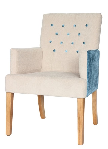 Agedcare & Retirement Occasional Reems Armchair, with two tone fabirc
