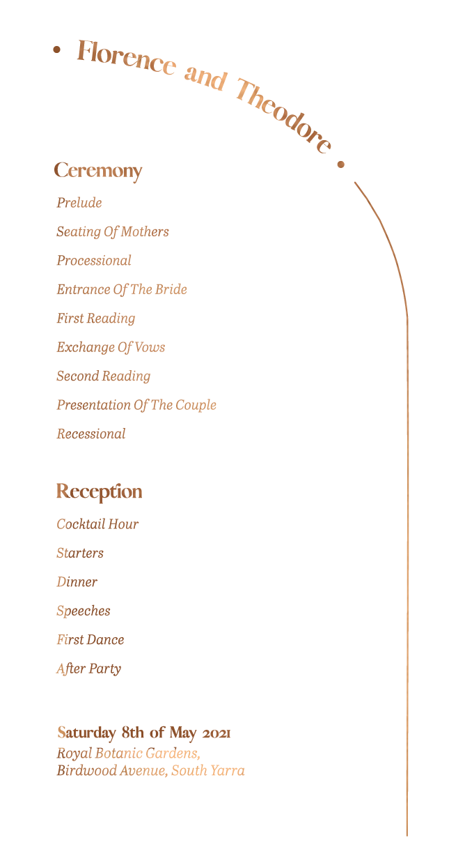 Flow Wedding Programs By Paperlust Flow wedding programs by paperlust