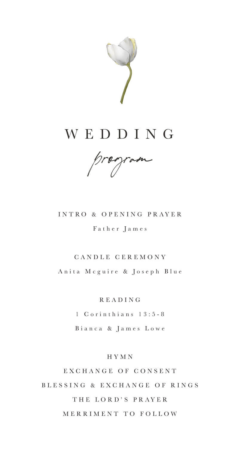 Wedding Programs | Customise And Print Online - Paperlust