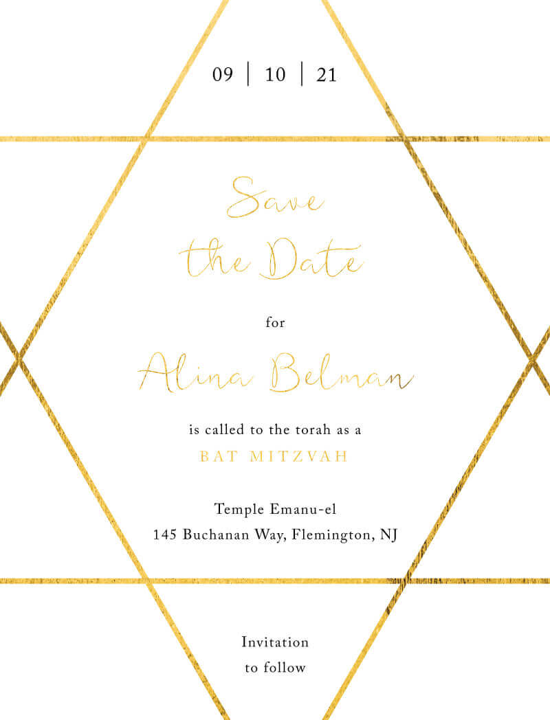save the date bar