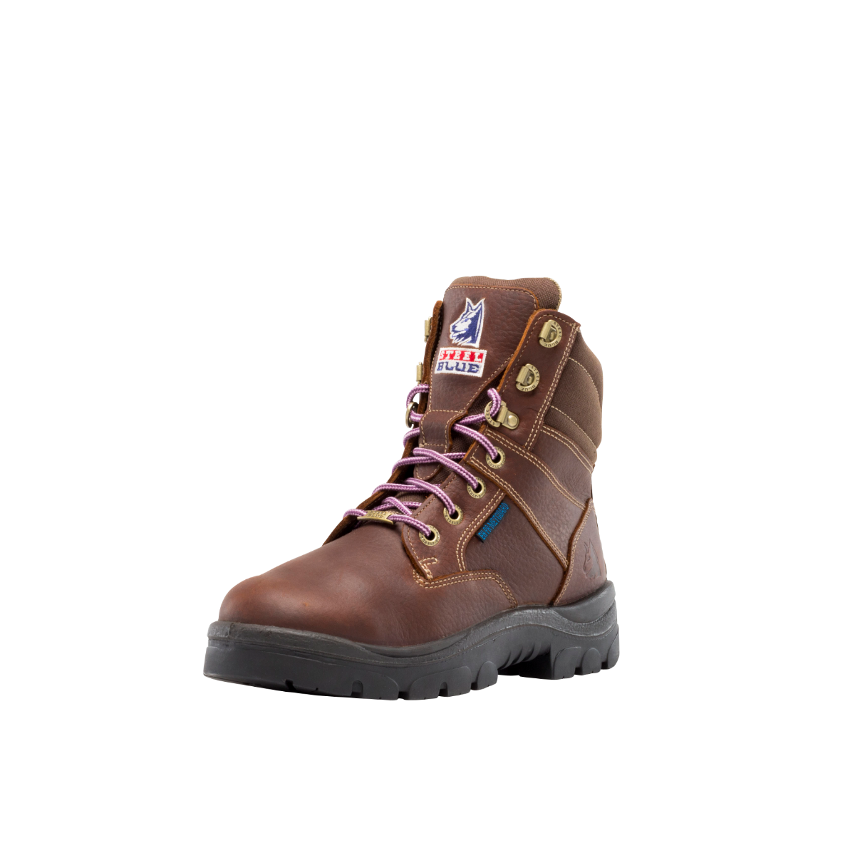 Women's Steel Toe Boots Ankle Boots Work Boots Steel Blue USA