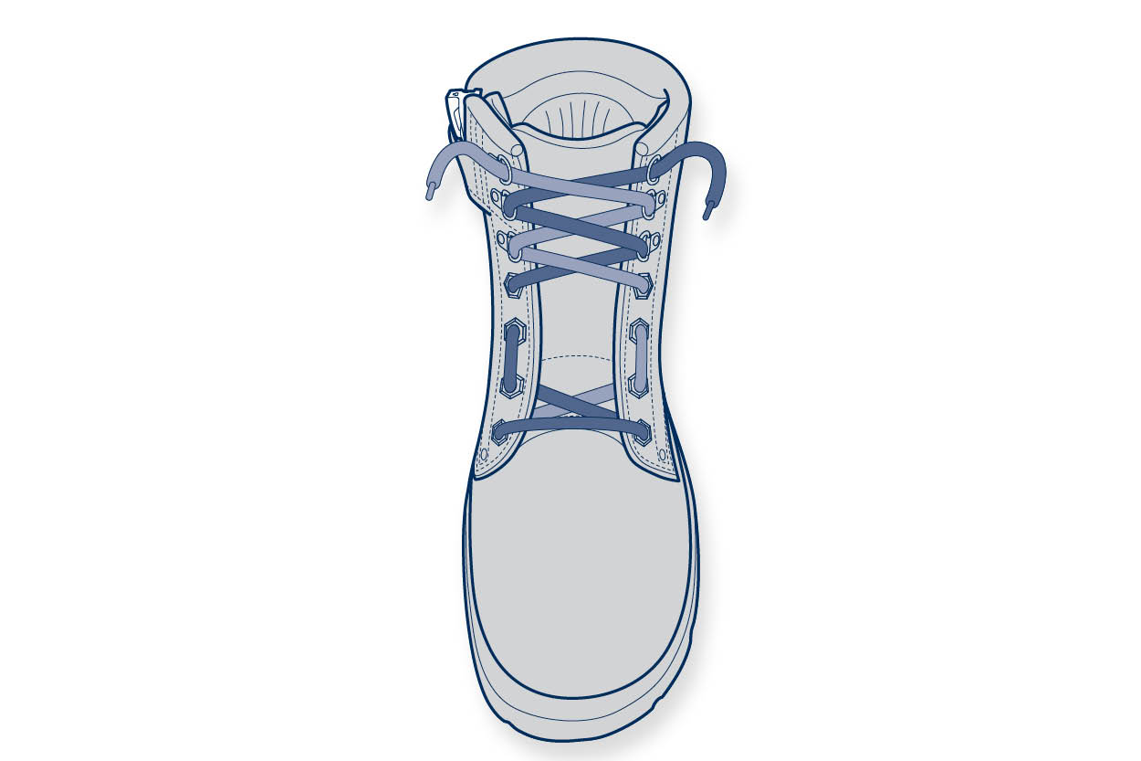 11910 Steelblue Lacing Guide – high instep