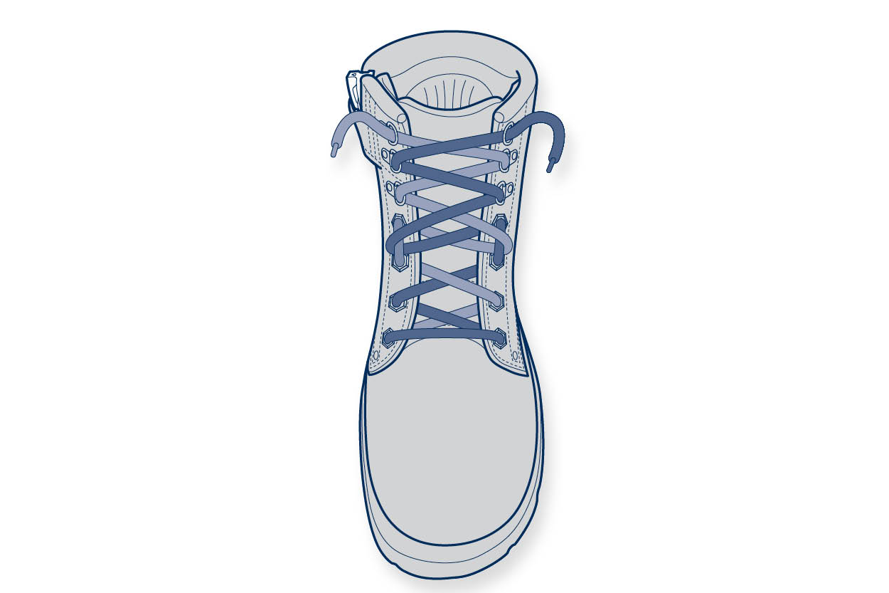 11910 Steelblue Lacing Guide – Shallow Instep