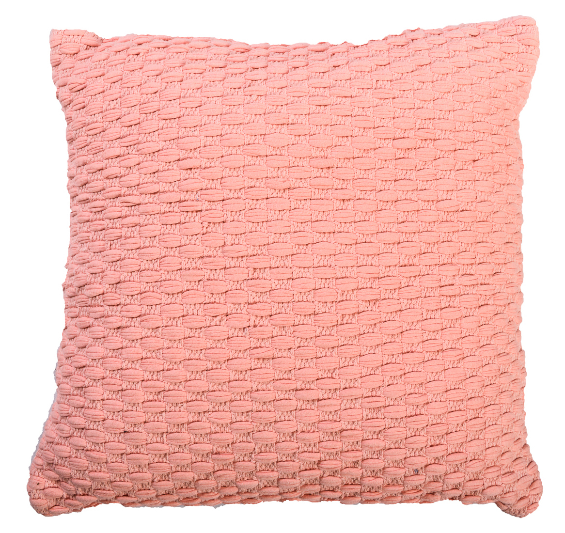 Pale Pink Woven Cushion 45cmSQ The Event Mill