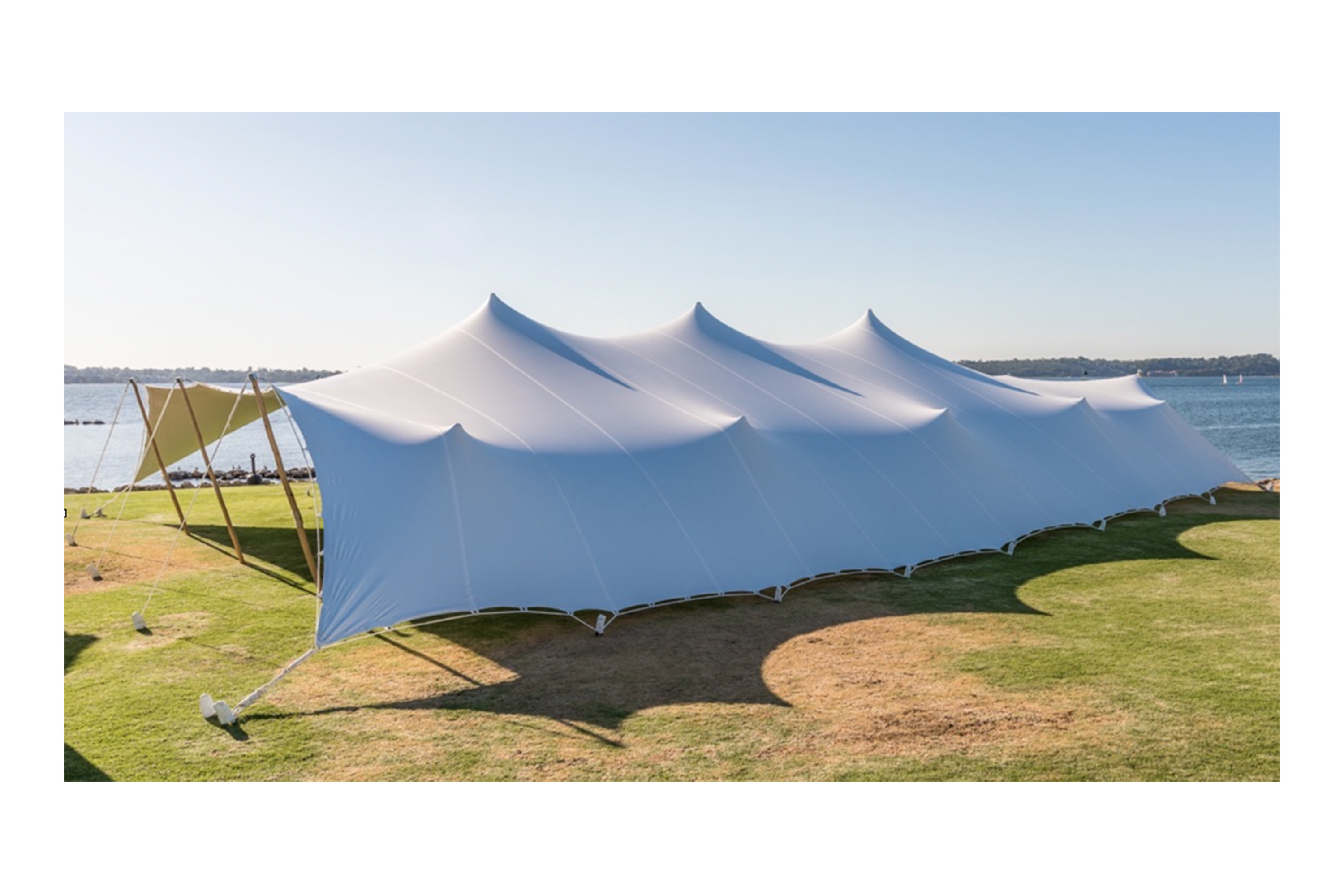 Bedouin Stretch Tent White 20m x 15m The Event Mill