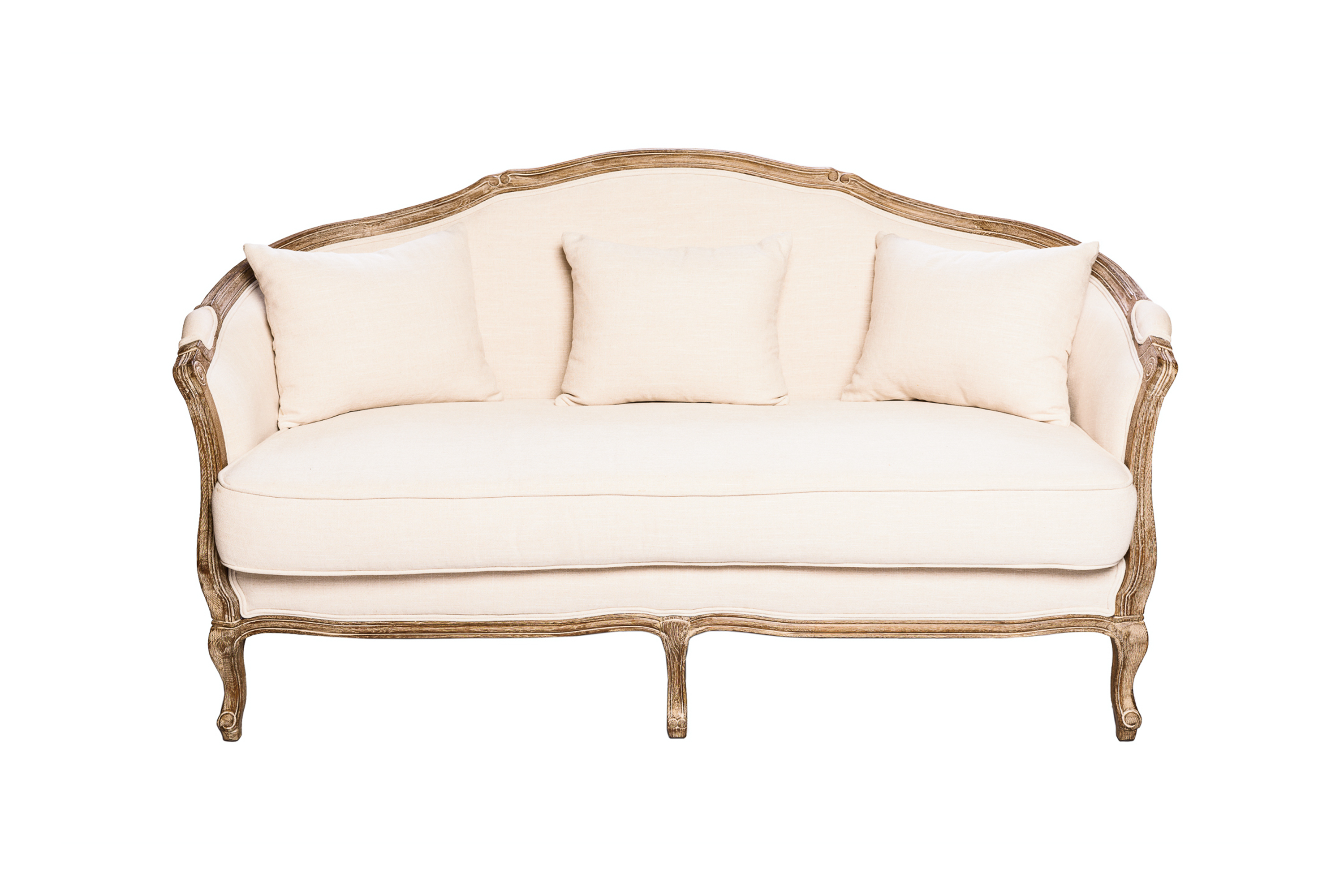 French Provincial Lounge 167cmW x 78cmD x 90cmH The Event Mill