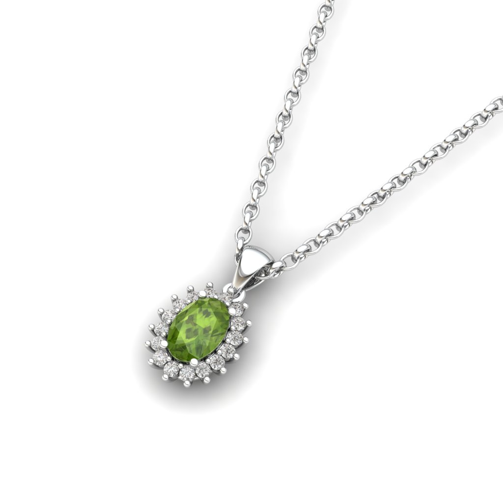 Peridot Silver Pendant Australia Peridot Jewellery