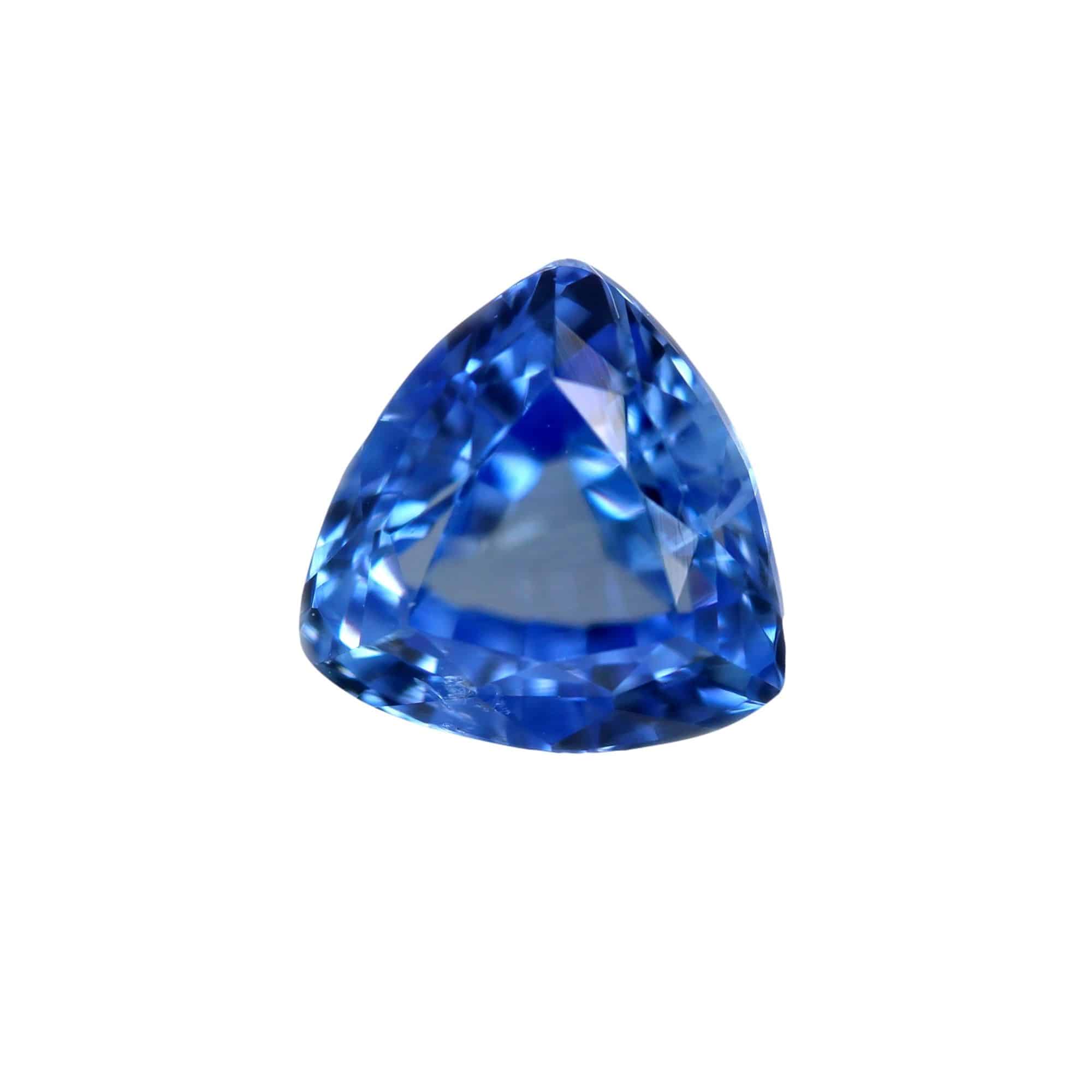 Blue sapphire 1.99ct uniquely shaped gem from Brilliyond