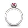 Garnet Elite Lilac Wonder Tulip Solitaire Ring