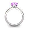 Amethyst Artisanal Queen of Night Solitaire Ring