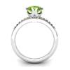 Peridot Elite Queen of Night Solitaire Ring