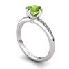 Peridot Elite Queen of Night Solitaire Ring