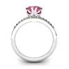 Garnet Elite Queen of Night Solitaire Ring