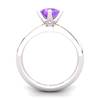 Amethyst Artisanal Tarda Solitaire Ring