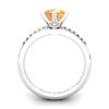 Citrine Elite Tarda Solitaire Ring