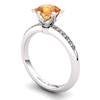 Citrine Elite Tarda Solitaire Ring