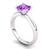 Amethyst Artisanal Magic of Love Solitaire Ring