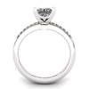 White Topaz Elite Magic of Love Solitaire Ring
