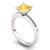 Citrine Elite Magic of Love Solitaire Ring