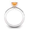 Citrine Elite Magic of Love Solitaire Ring