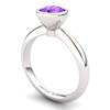 Amethyst Artisanal Imperial Cone Solitaire Ring