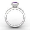 Amethyst Elite Imperial Cone Solitaire Ring
